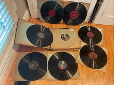 Lot Of 19-Rare 1908-32 Shellac 12  records 78RPM-VG -Tested-Original Book-Read