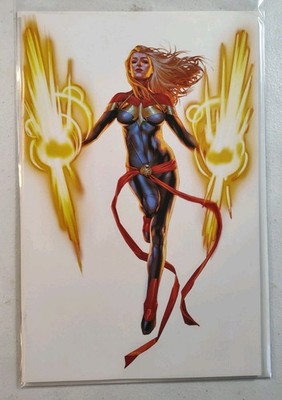 Captain Marvel #1 Jay Anacleto Virgin Variant 2020 Marvel Comics