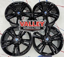 19 Bmw M2 M3 M4 Factory Oem 437m 437 M Gloss Black Rims Wheels Bmw M 120mm