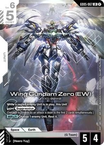 Wing Gundam Zero TCG | eBay