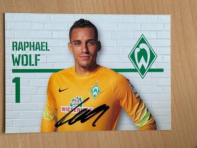 Raphael Wolf SV Werder Bremen Autogrammkarte original signiert #58478