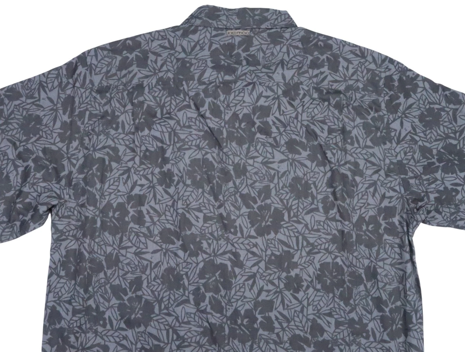 lightweight TRAVEL performance LEAF shirt HAWAIIAN MENS LARGE SS