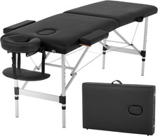 Aluminium Massage Bed Portable Massage Table 24 Inch Wide Lash Bed Height Adjust