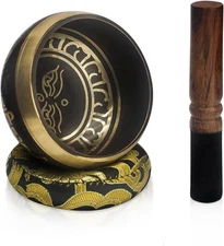 Tibetan Singing Bowls Set~ Meditation Sound Bowl hand Hammered in Nepal For Yoga