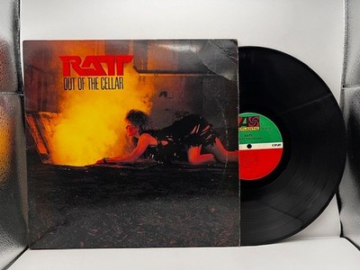 RATT ''Out of The Cellar'' 1984 LP Atlantic (80143-1) 1st Pittman Press 1B/1C EX++