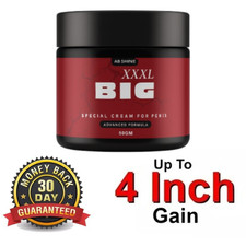 1 NEW XXXL GAIN 14 INCHES ENLARGER GROWTH CREAM  FASTER  FREE SHIP WW