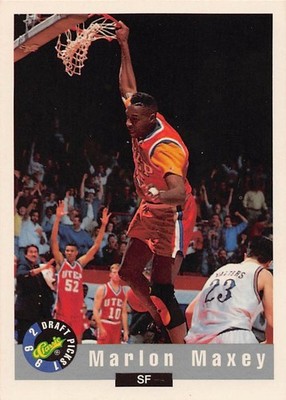 1992 Classic Draft Picks - Marlon Maxey #34 (RC)