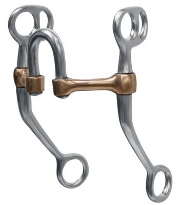 Showman Stainless Steel Tom Thumb Correction Bit
