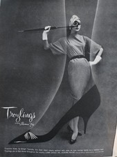 1960 Women's Seymour Troy Troylings shoes vintage Fashion Ad