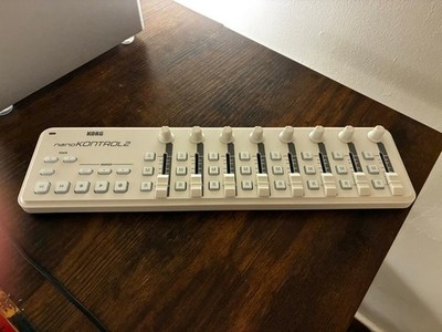 Korg nanoKONTROL2 White Slim Line USB Controller - TESTED & Working