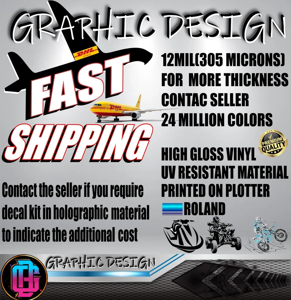 Kit Gráficos Calcomanías Pegatinas Honda CRF 450R 2013-2016 CRF 250R 2014-2017  Foto 2 de 2