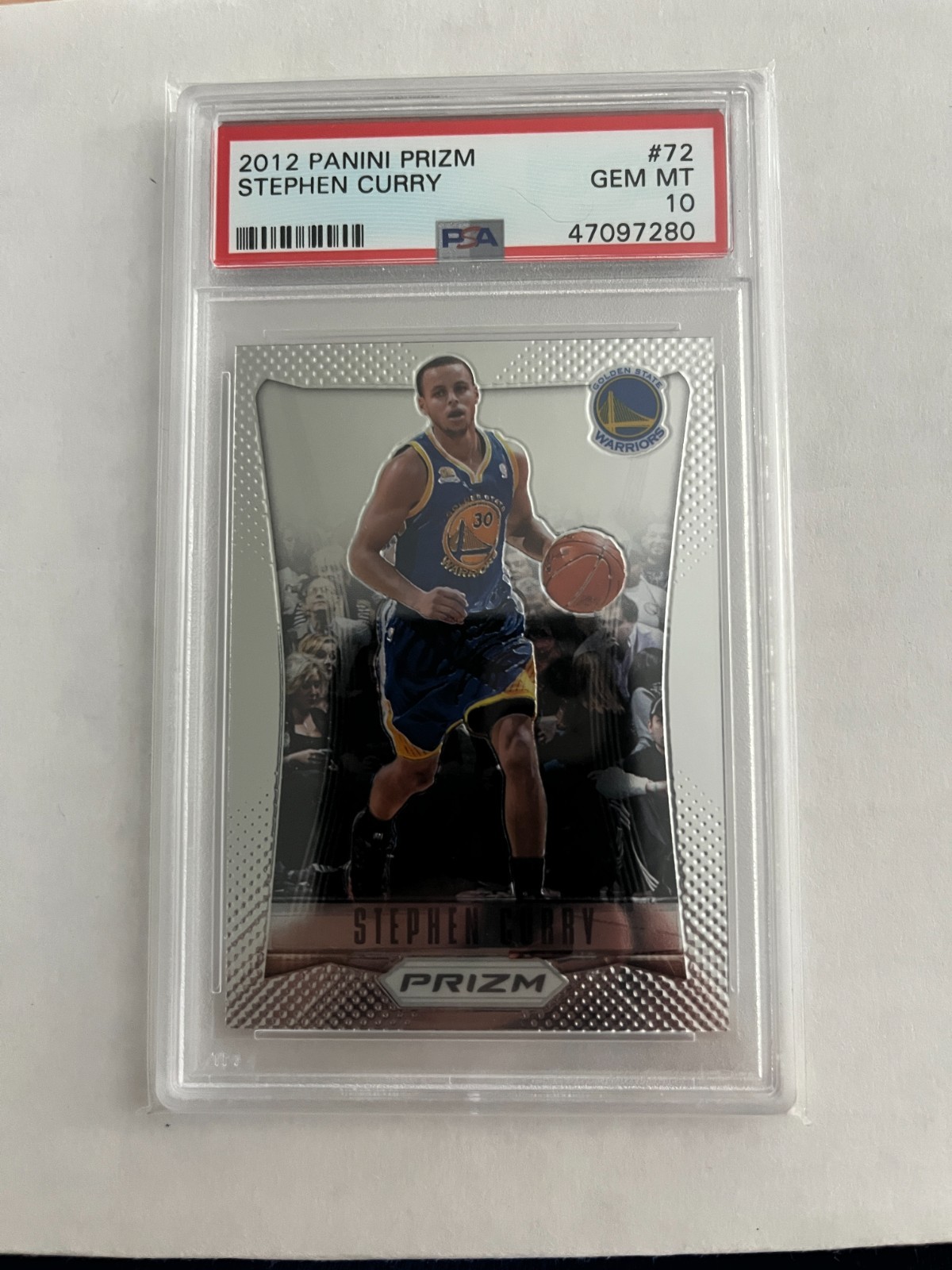 2012-13 STEPHEN CURRY Prizm PSA 10! First Year Prizm! Warriors Legend Steph!