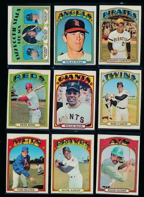 1972 Topps Baseball 501 - 788  -Complete Your Set - PRICE BASED UPON CONDITION