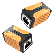 RJ45 Inline Coupler, 10Gbps Internet Cable Connector, 2 Pack Cat 8 Cable Coupler