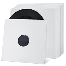 Facmogu 10PCS 12in Vinyl Record Jackets, 350gsm Cardboard Record Sleeves LP Jack