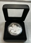 Alaska Gold Panner Nugget & Gilded Coin .999 Fine Silver Round 2001