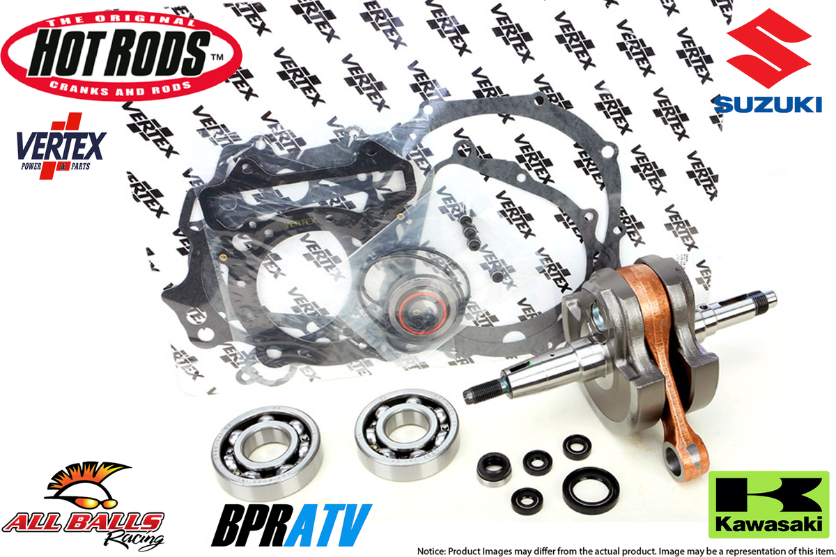 Suzuki LTZ400 KFX400 Hot Rods STD Bottom End Rebuild Kit Vertex