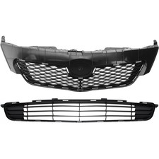 Bumper Face Bar Grille Front For Toyota Corolla 2009-2010