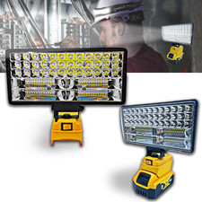 Cordless LED Work Light for Dewalt 20V Battery90W 5400ML LED Wide Beam Flood Li