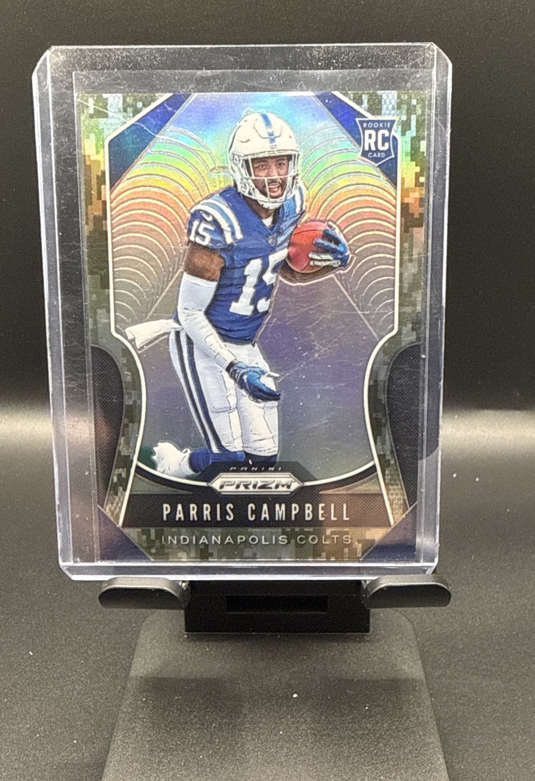 2019 Panini Prizm - Rookies Parris Campbell #347 Camo Prizm /25 (RC)