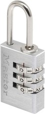 Master Lock Padlock, Set Your Own Combination Padlock, Aluminum, Best Used for 
