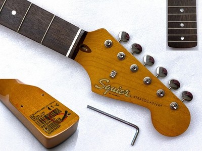Genuine Fender Squier Strat 60's Style SMALL HEADSTOCK TINTED Classic Vibe Neck