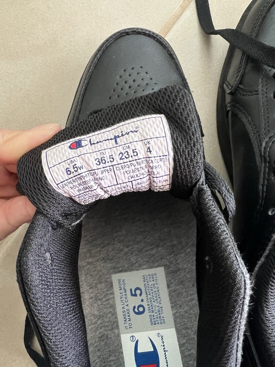 Champion Black Athletic Sneakers View 3