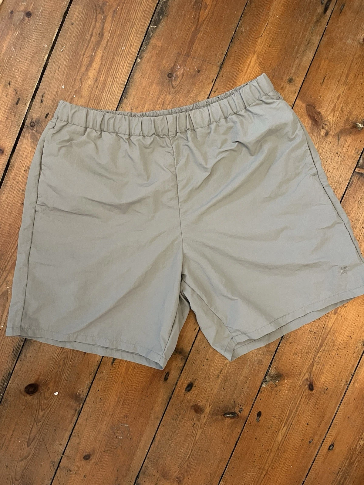 Goldwin Recycled Nylon Shorts 7 in Beige (4 / Large)