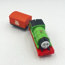 Percy 6 Thomas the Tank Engine Trackmaster Motorized Train W/ Mail Car WORKS 