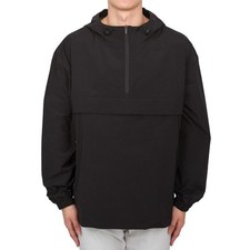 Malbon Golf Men's Hooded Anorak ME0037 BLK 125343255