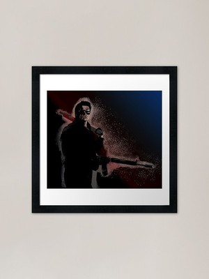 The Terminator 1984 gerahmter Kunstdruck gerahmtes Wandbild Poster Leinwanddruck Bild