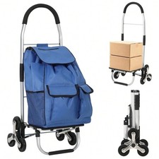 New 3in1 Stair Climbing Hand Truck 330lbs Heavy Duty Folding Dolly Cart Warehous
