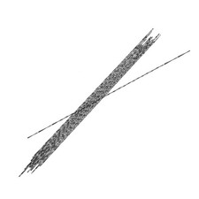 Cunyuer Spiral Scroll Saw Blades #5, 12PCS 5 inch for Black