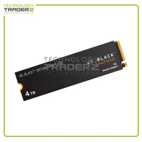 ** WDS400T4X0E Western Digital Black 4TB SN7100 NVMe M.2 2280 Internal SSD **