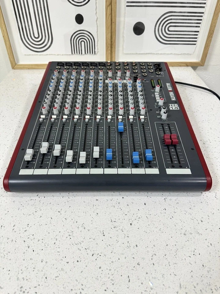 Allen & Heath ZED14 14-Channel Mixer USB ZED-14 ZED1402 As Is For Parts/Repair - Image 3 of 4