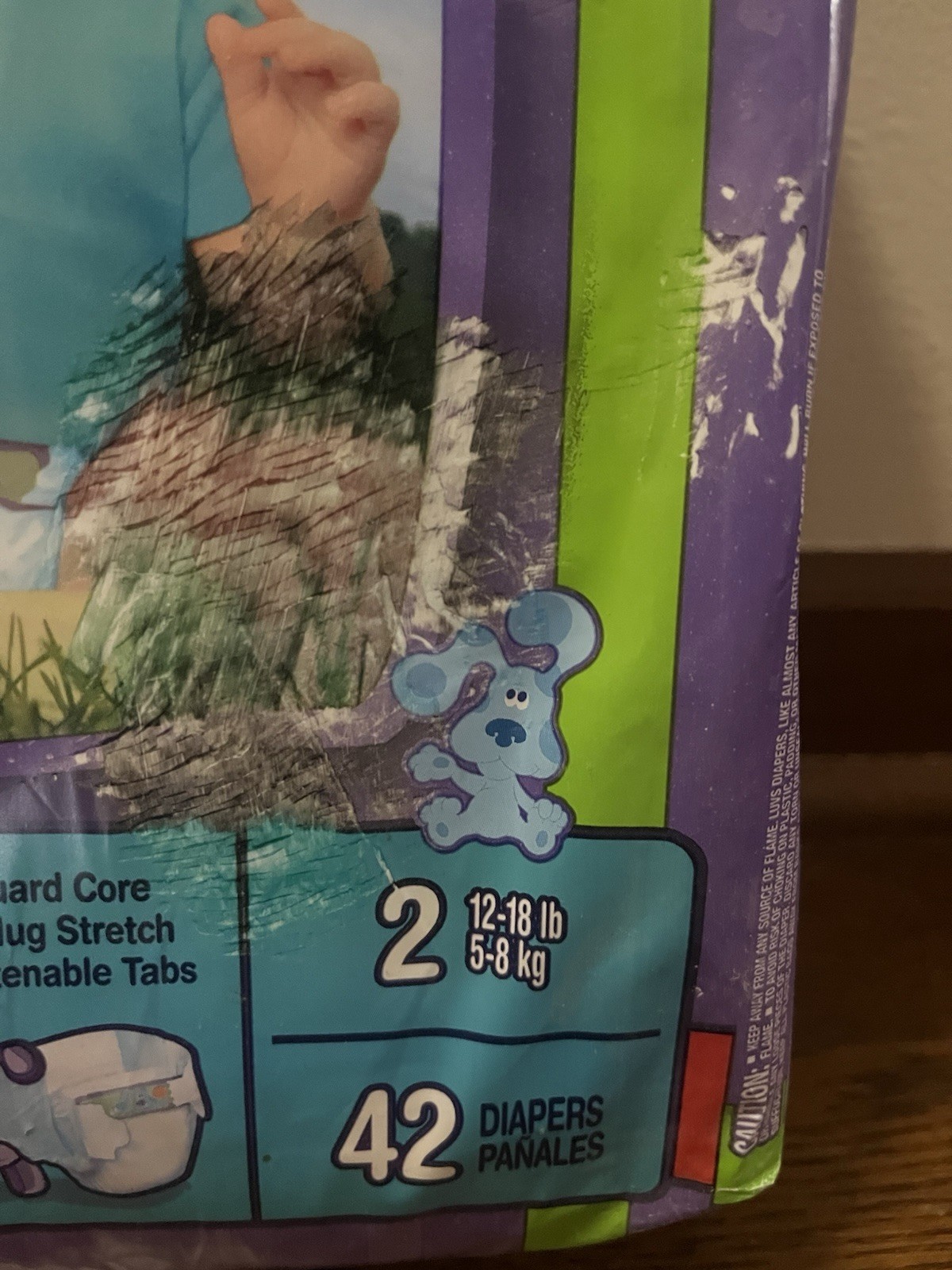 Blue’s Clue’s Luvs Diapers Unopened Size 2 New Sealed