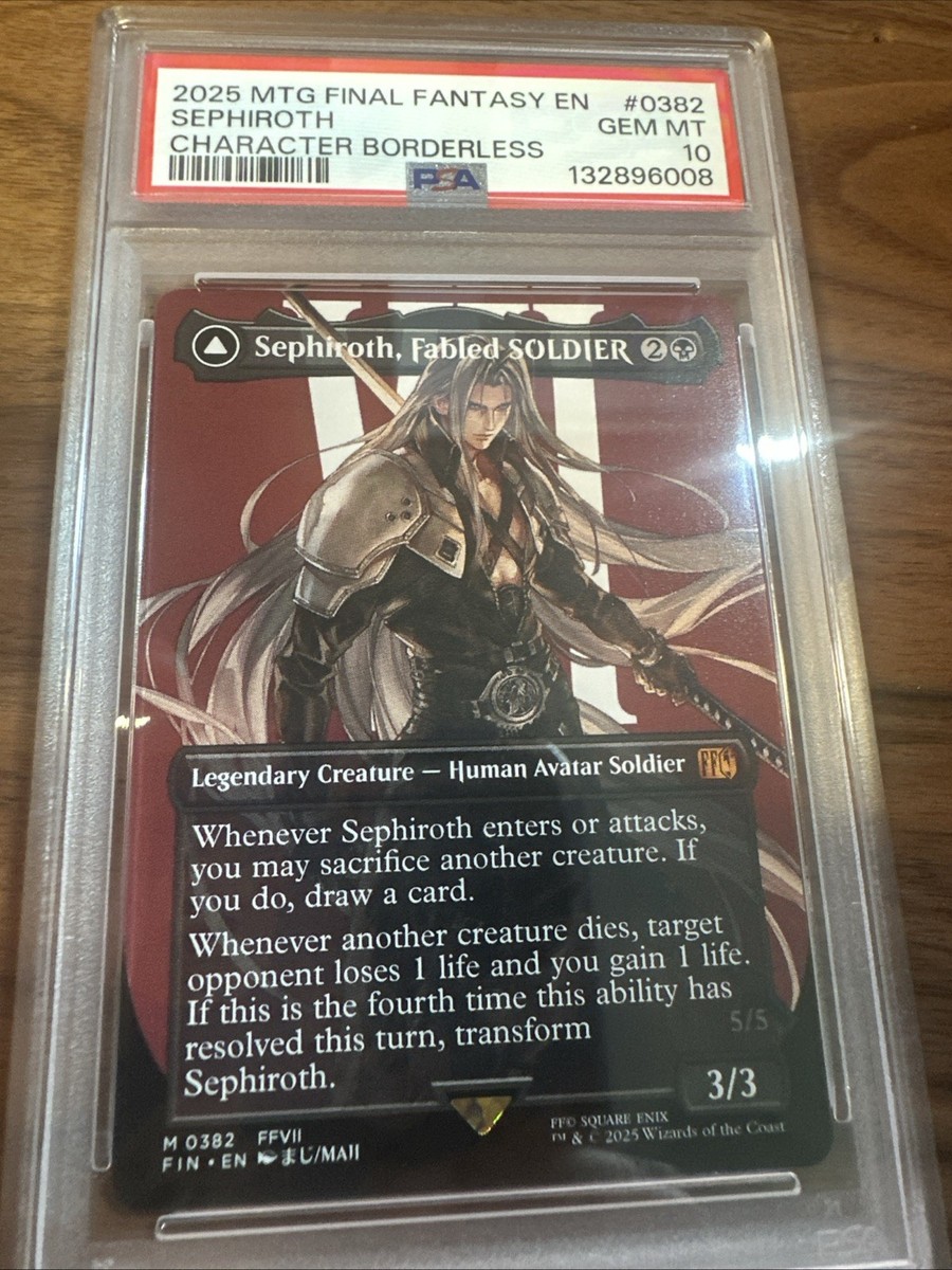 MTGカード Sephiroth Fabled Soldier PSA 10 Magic the Gathering Sephiroth Fabled Soldier PSA 10 | eBay