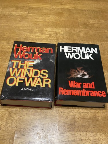 Herman Wouk 2 x Book Lot Classic Fiction Drama Suspense Vintage Novels HCDJ