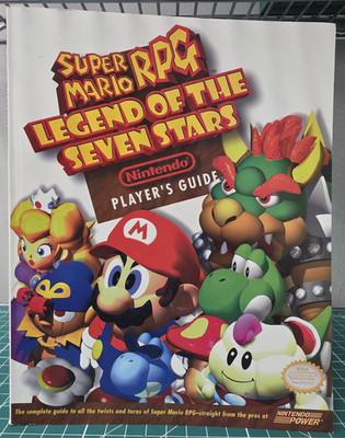 Super Mario RPG Legend of Seven Stars Player's Guide Nintendo SNES - RARE - NICE