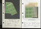 US stamp EFO partial Plate # Prexie coil Pairs booklet panes arrow  cv 327 (goo8 — photo 2