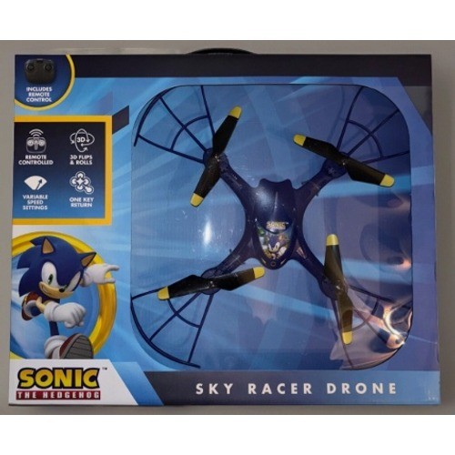Sonic The Hedgehog Sky Racer Drone Remote Controlled 3D Flip
