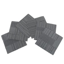 6 Pcs Tapis Dalles De Moquette Adhésives Carrés Antidérapants
