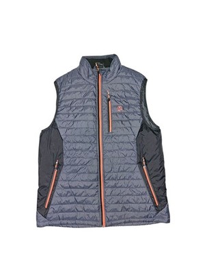 Ternua THERM 40d Microshell Vest Charcoal Grey/Orange Men's Sz Large