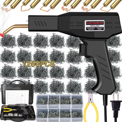 Plastic Welder, 1200PCS Staples, Plastic Welding Kit, Must Have for Diyers, Inst