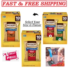 Snyder's of Hanover Pretzels, Snaps 100 Calorie Packs (Select Flavor & Size)