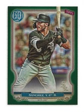 YOLMER SANCHEZ 2020 Topps Gypsy Queen Green Parallel Chicago White Sox (#39)