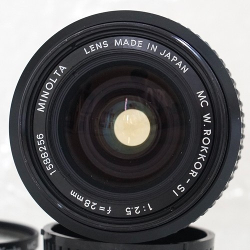 Excellent+5 Minolta MC W Rokkor SI 28mm F2.5 Wide Angle Lens SR Mount from Japan - Picture 7 of 22