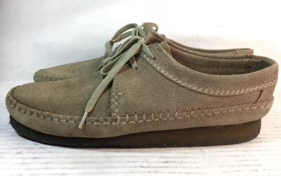 Clarks Originals Weaver Maple Stitched Suede Shoes 34296