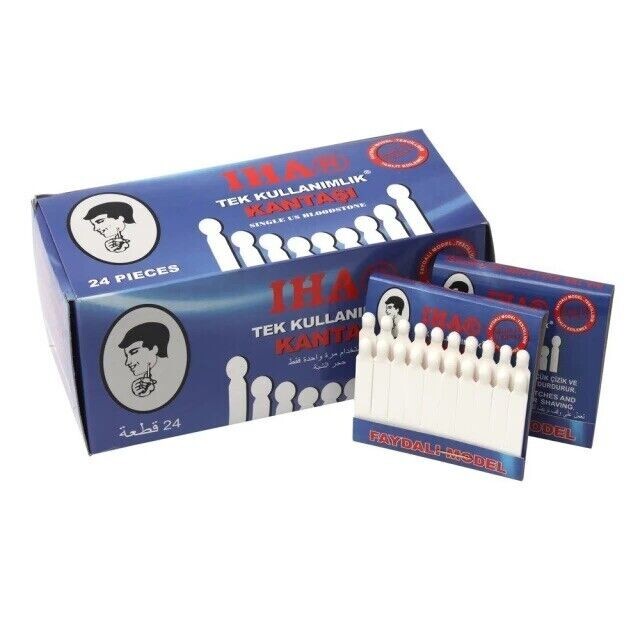 Styptic Pencils Disposable Stops Cuts Bleeding 12 Matchbooks 240 Matchsticks Bar-image