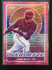 2021 Panini Chronicles Juan Soto Overdrive Pink Pulsar #13 Nationals ⚾️